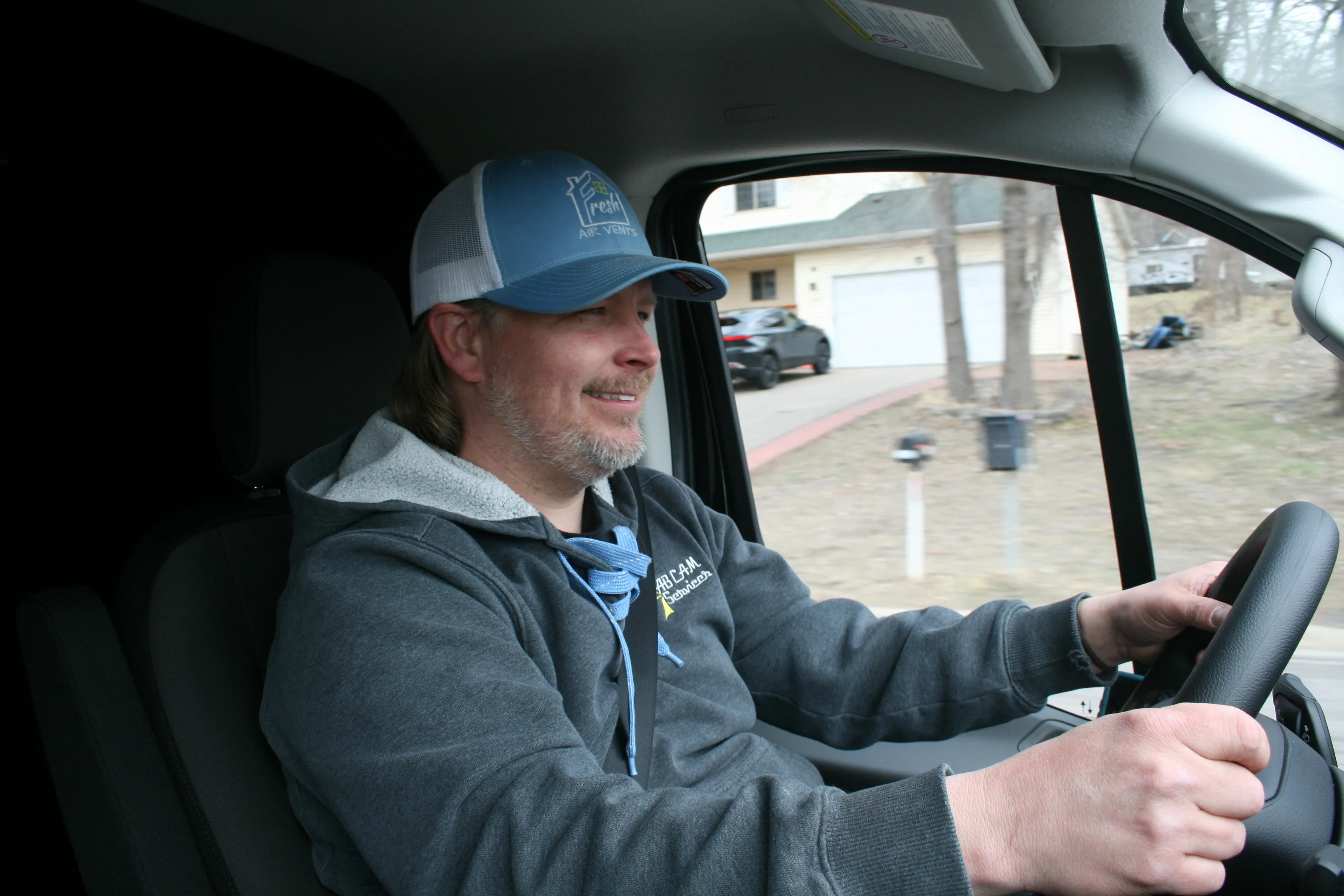 Adam Bonine, owner of Fresh Air Vents and AB CAM Services